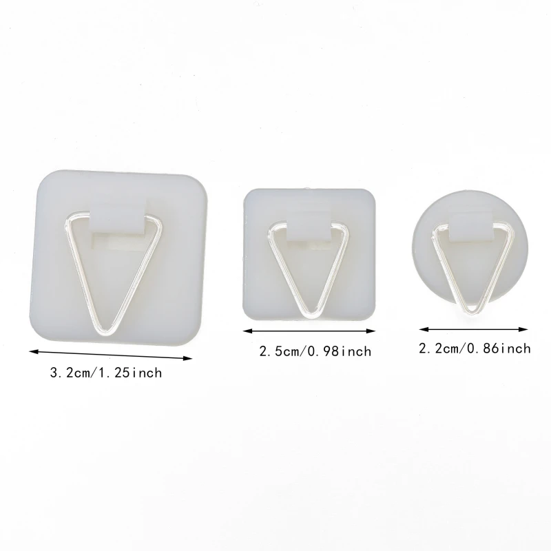 45PCS Invisible Adhesive Plate Hanger Vertical Plate Holders Portable Wall Dish Hanging Hooks for Home Art Decor Accessories