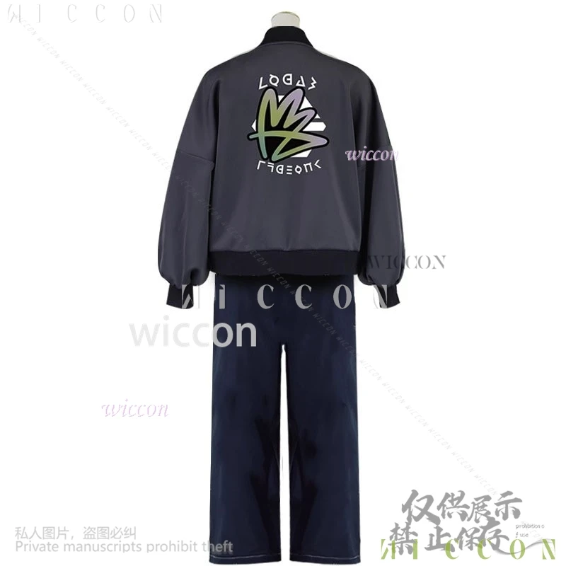 جديد أنيمي لعبة أساطير Z-A تأثيري بطل البطلة زي أخضر أسود سترة طويلة الأكمام زي بيسبول قبعة صبي الفتيات