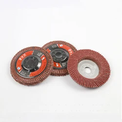 5pcs 100mm Sanding Flap Disc Grinding Flap Wheels Brush Sanding Metal Wood Polishing Rust Removal Tool for Angle Grinder