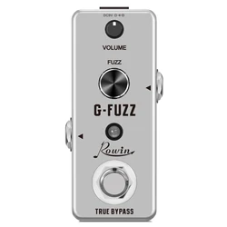 Rowin G-FUZZ Vintage Germanium Analog Guitar Frenzy Effect Pedal Fuzz Smooth True Bypass Mini Effector for Pedal Board DIY