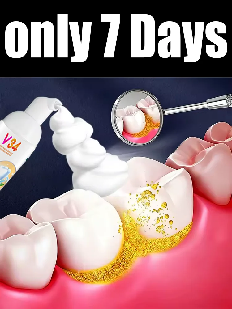 

The second generation upgraded tooth protection mousse quickly repairs tooth decay