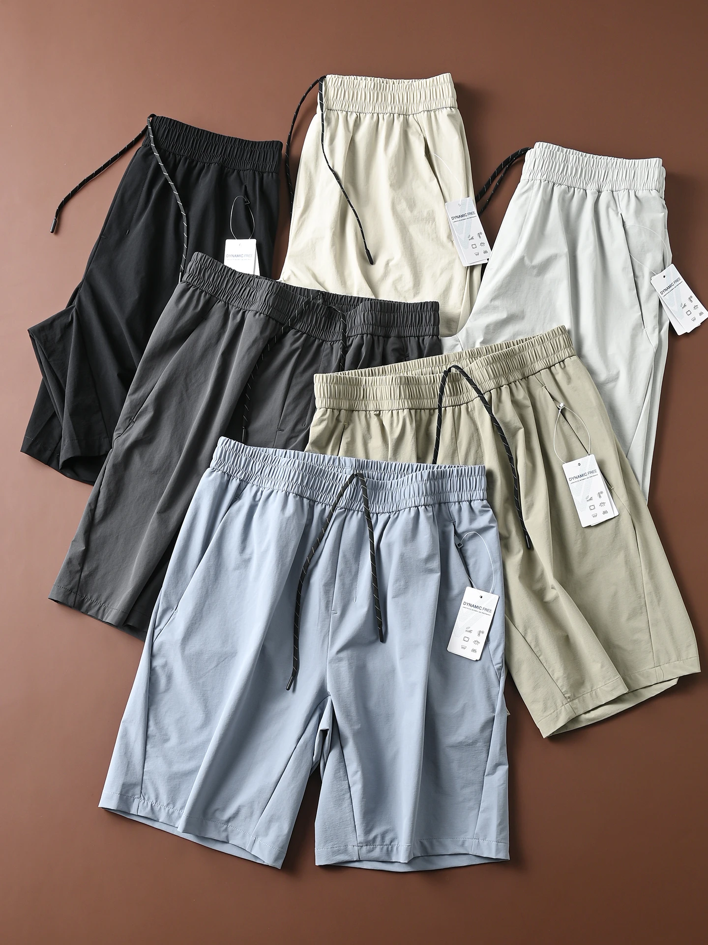 Outdoor Professional Men's Training Shorts Summer Cool Moisture Wicking Quick Dry Breathable Sport Five-Quarter Length Pants