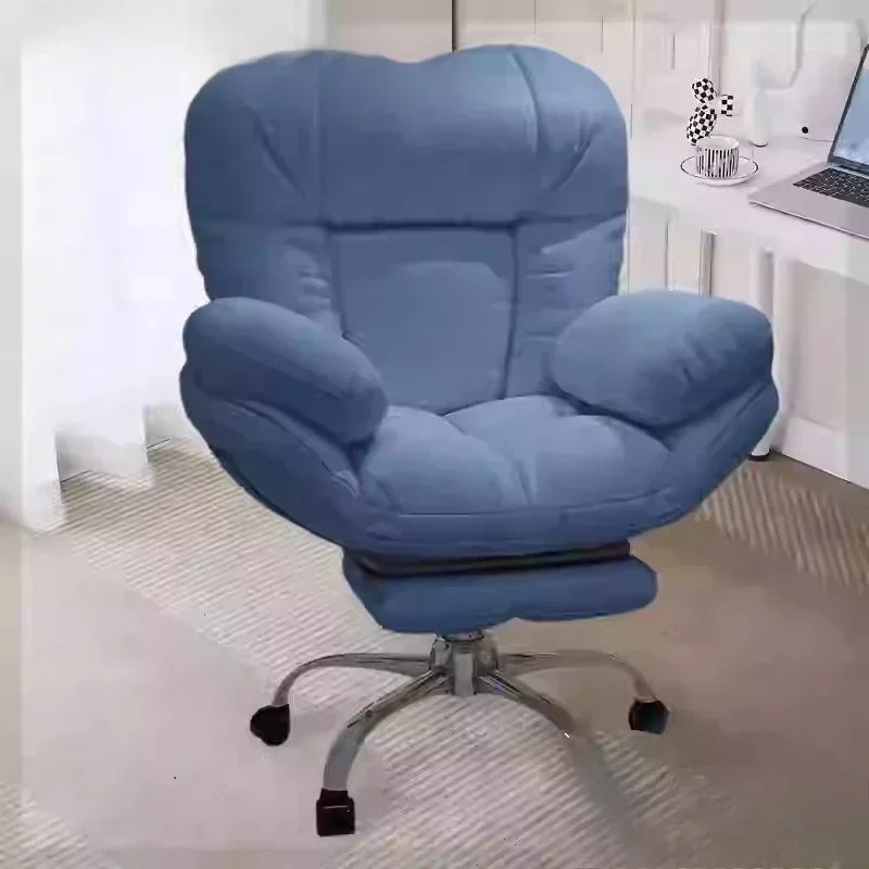

Relaxing Office Chair Swivel Lazy Office Chairs Wheels Armchairs Comfortable Pc Room Gaming Comfy Silla Oficina Furniture chairs