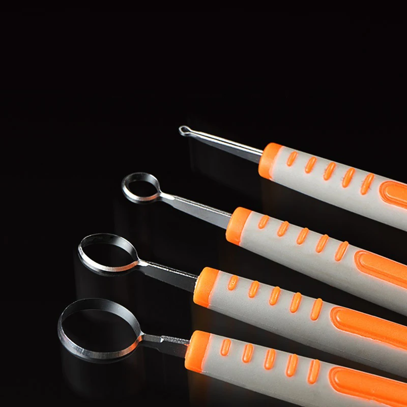 Pottery Texture Tool Carving Knife Handmade DIY Plastic Handle Double Head Ring Carving Knife Clay Fine Carving Tool