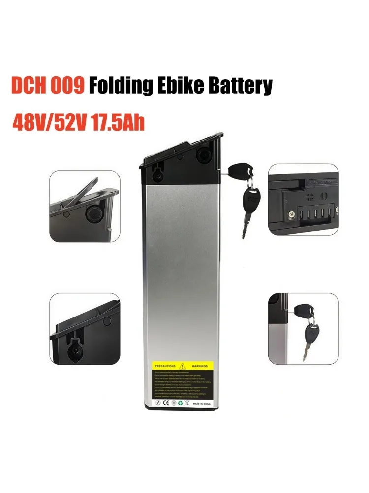 AliExpress Aleaivy For Engwe EP-2 Pro Engine X Engine Pro Foldable Bike Battery 48V 17.5Ah 16Ah Replacement Battery MATE X Ginghma R7 Pro DCH 009