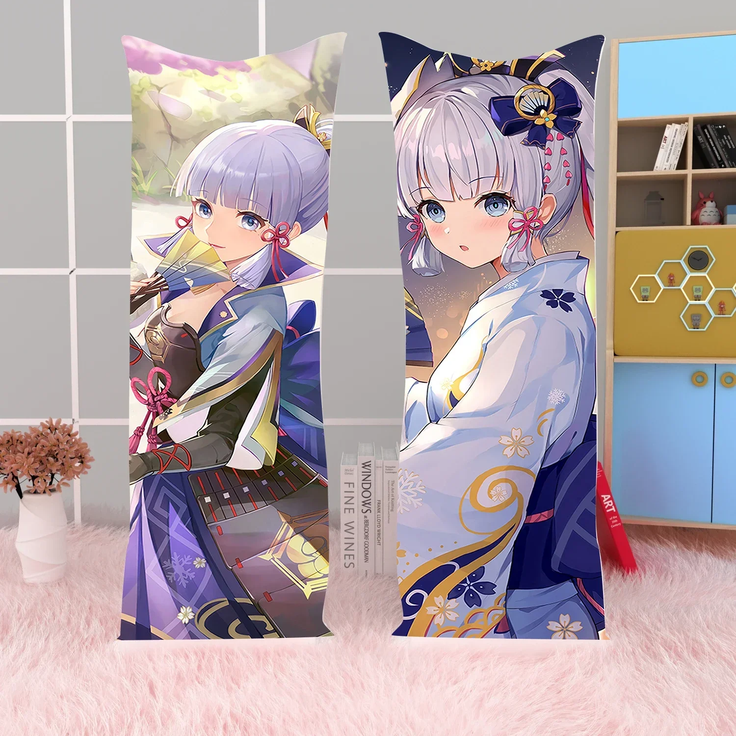 Anime Game Dakimakura Genshin Impact Kamisato Ayaka Barbara Sangonomiya Kokomi Pillowcase Cushion Cover Body Pillow Case