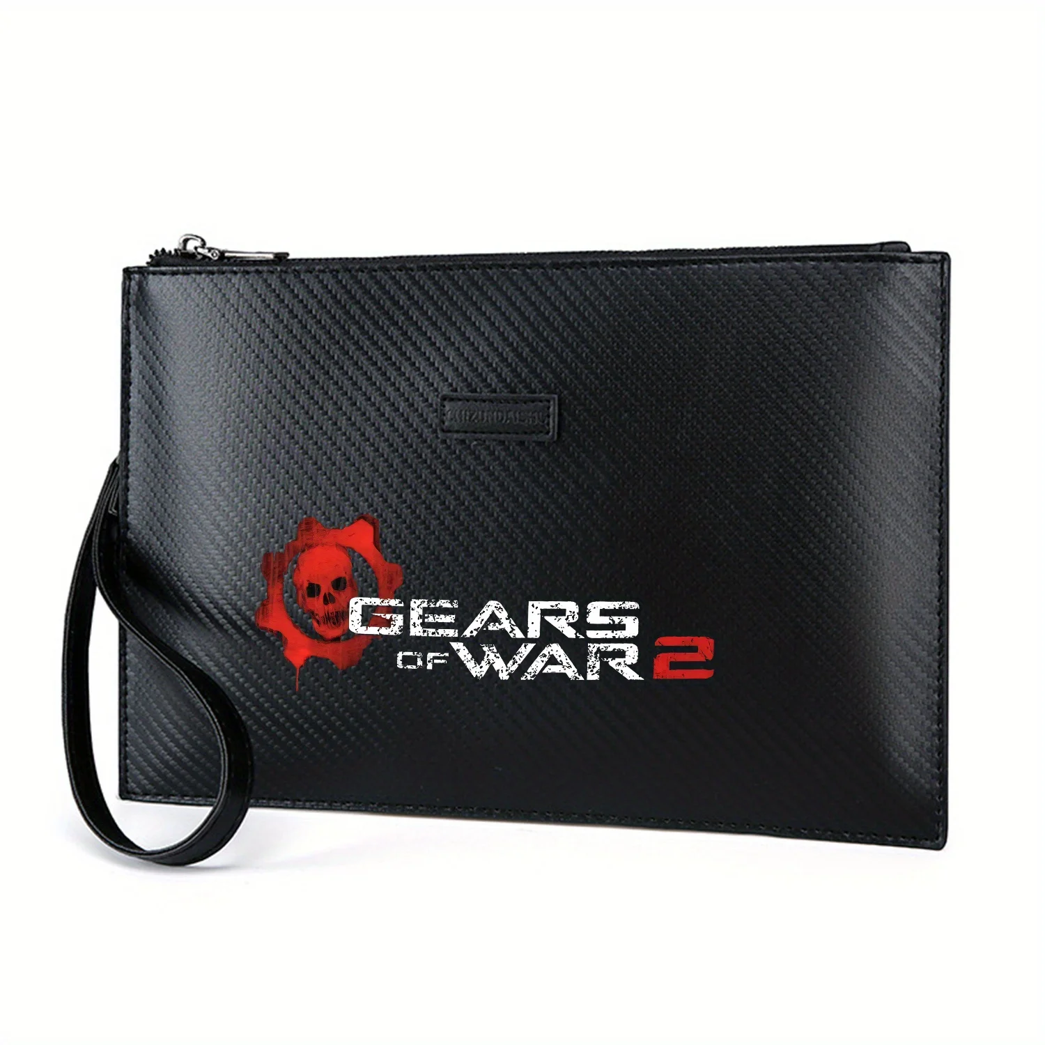 cranio-em-engrenagem-jogo-gears-of-war-bolsa-masculina-elegante-impressa-em-pu-elegante-e-pratica-para-transporte-diario