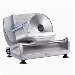 220V Electric Food Slicer Meat Food Household Desktop Meat Slicer Lamb and Beef Slicers 0-22mm Bread Ham Meat Cutting Machine