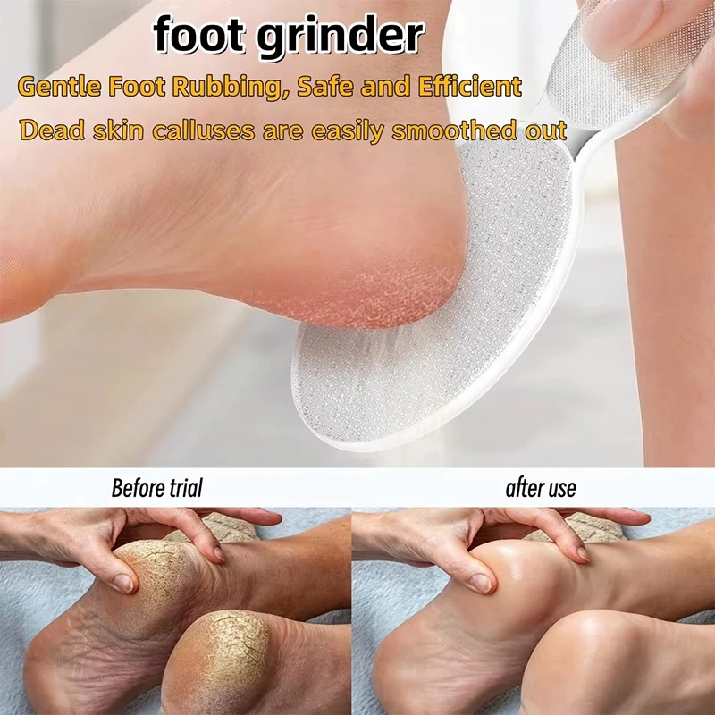 Nano Glass Foot File Dead Skin Callus Remover Double-sided Exfoliating Foot Grinder Foot Scrubber Pedicure Feet Nail Care Tool