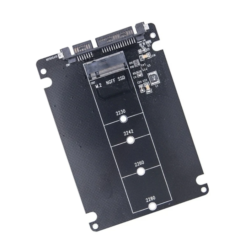 Carte adaptateur convertisseur M.2 NGFF vers SATA3.0, pour construction d'ordinateurs personnalisables, livraison directe