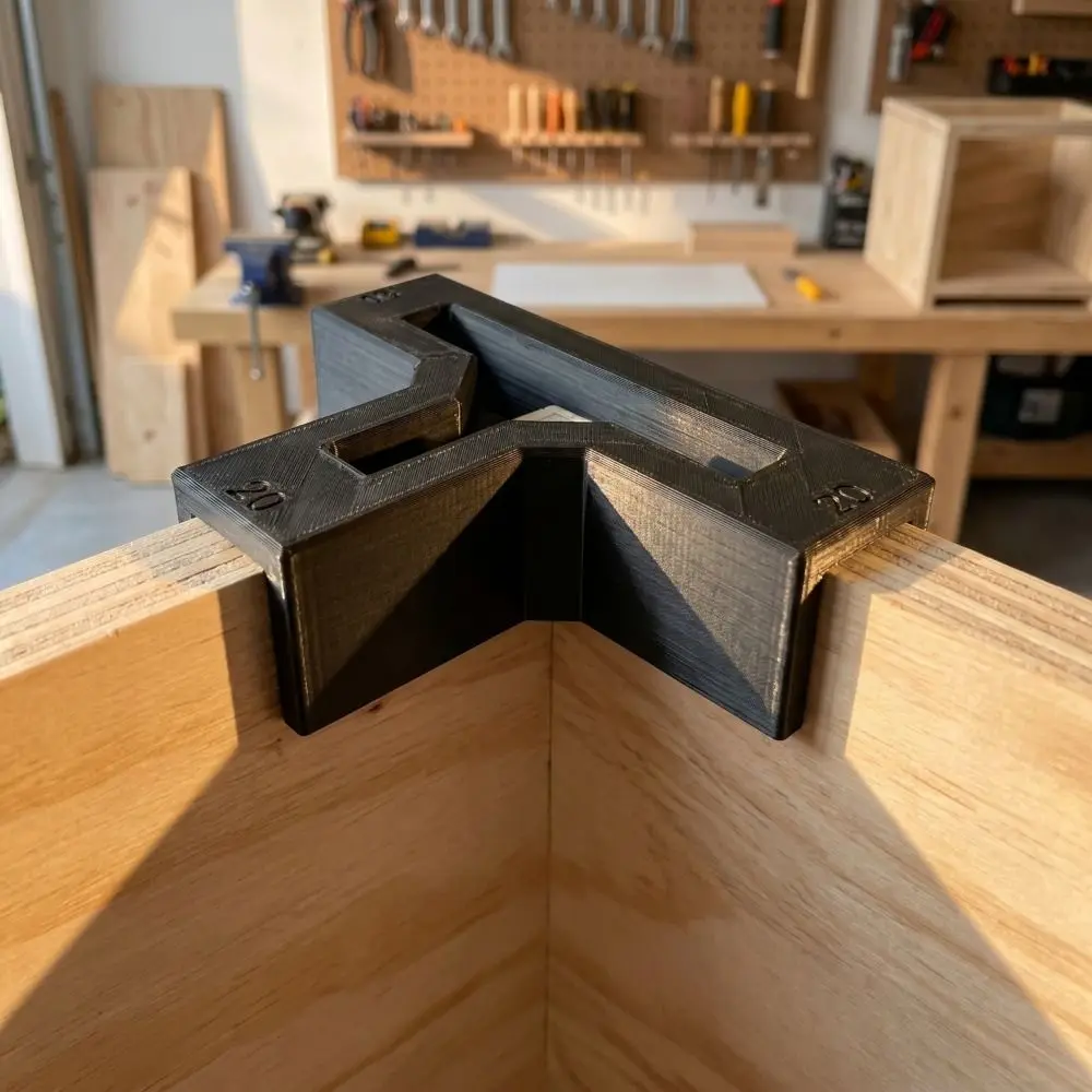 Thickened Wooden T-Shaped Bracket Durable Easy Install Right Angle Bracket Tool-Free Quick Installation Reinforced Wardrobe
