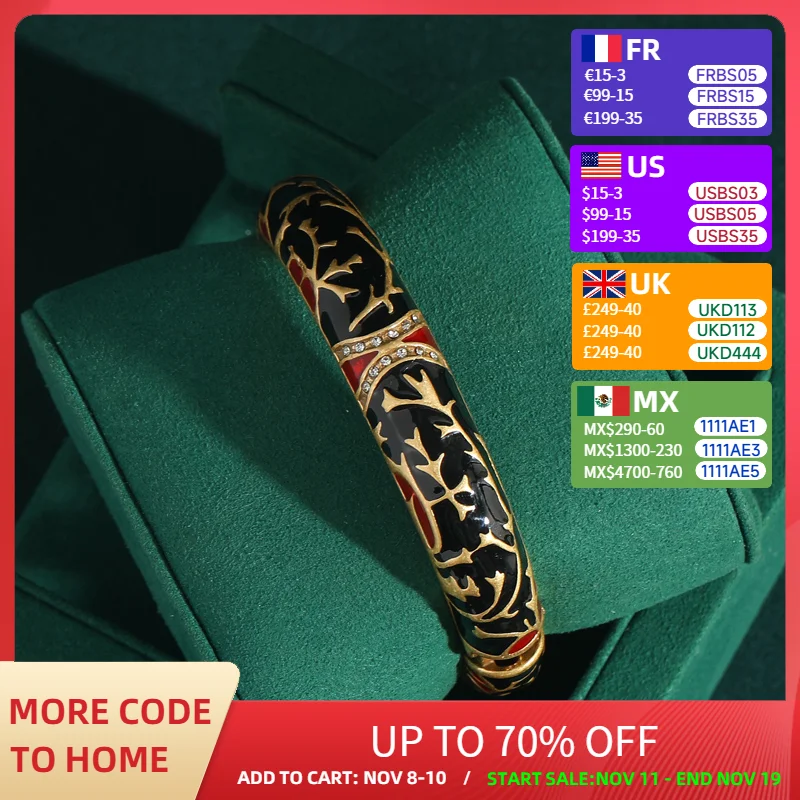 

High Quality Leopard Bangles For Woman Luxury Black Bracelet Woman Luxury Dubai Gold Color Accessories Vintage Jewelry 2025