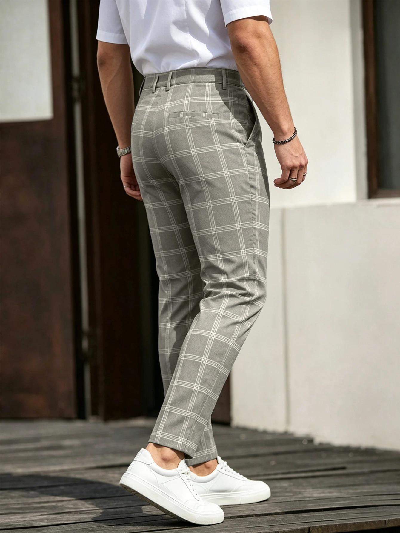 Erkek Ekose Kırpılmış Pantolon - Chino Pants Men incelemesi ve fiyatı