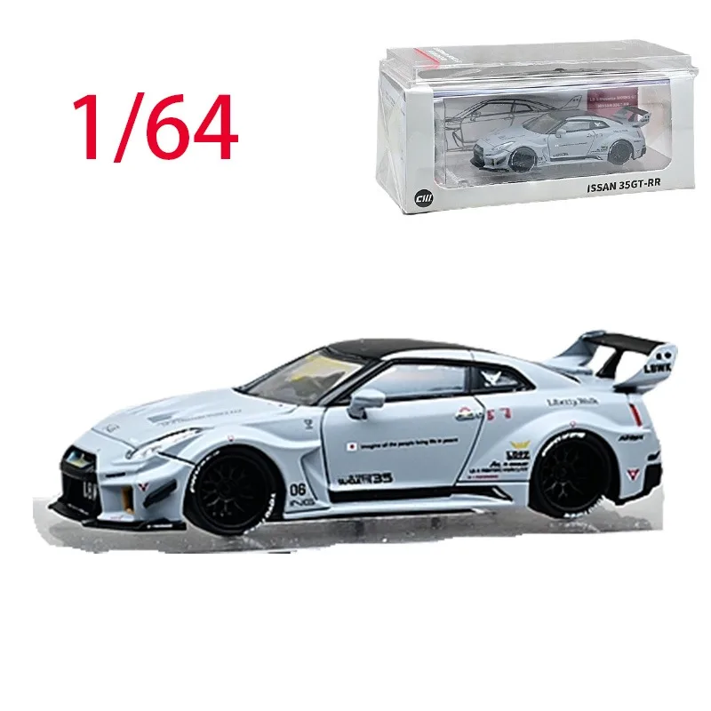 

CM литой под давлением масштаб 1/64 модель автомобиля Nissan из сплава Nissan GTR 35R RLB WK Play Vehicles, игрушки для мальчиков, оригинальная коробка на складе