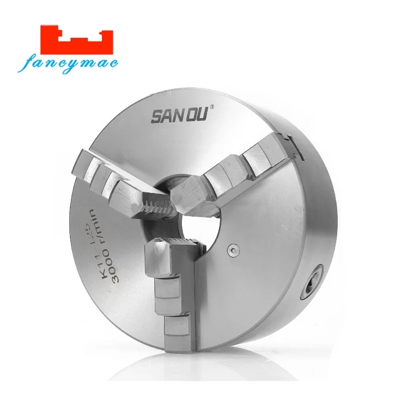 K11-250 Chuck 10'' SANOU 3 Jaw lathe chuck 250mm three jaws self-centering machine tool accessory K11 250 Chuck