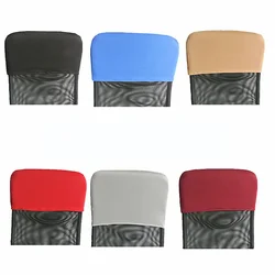 Solid Color Chair Back Protection Dustproof Backrest Slipcover Elastic Office Chair Backrest Cover