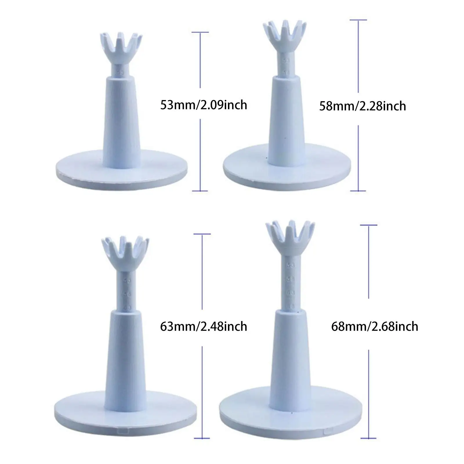 2 Pieces Adjustable Golf Tees Practicing Player Golfer Gift Improve Golf Distance Precision for Women Men Golf Equipment