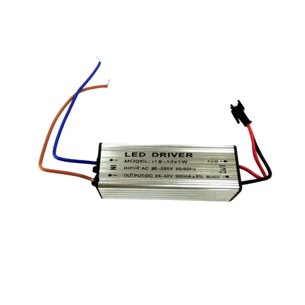 8-12W LED Constant Current Driver Power Supply AC 85-265V to DC 24-42V 300mA