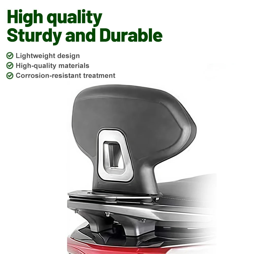 Comfortable lumbar support pad for rear passenger seats on Kymco XCITING S250 S350 CT250 CT300 motorcycles
