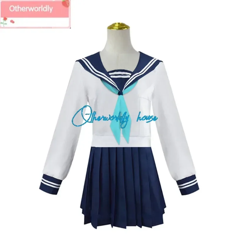 Shikanoko Noko Cosplay Costume  Anime Costume Wig Koshi Torako JK School Uniform Girls Sailor Suit Top Skirt Summer Daily Outfit