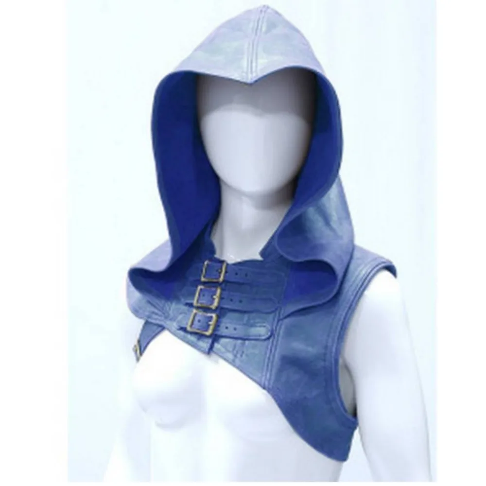 Capucha medieval con hebillas, capa con capucha renacentista, sombrero para hombres y mujeres, accesorios para disfraces de Halloween