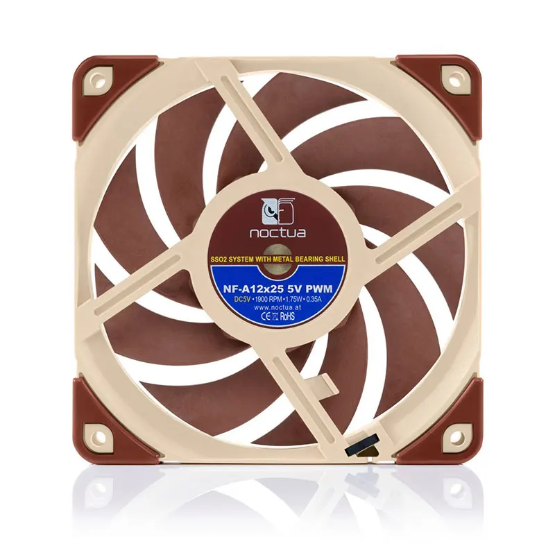 

NF-A12x25 PWM 12cm Fan/Intelligent Temperature Control/4-Pin Cold Exhaust Fan/Water-Cooled Exhaust Cooling Fan 2000 PWM