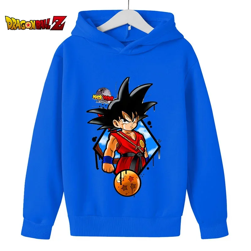 

Boys Japan Anime Dragon-ball Z Goku Cartoon Anime Hoodies Kids Clothes Teenage Tops Children Goku Hip Hop Sweatshirts