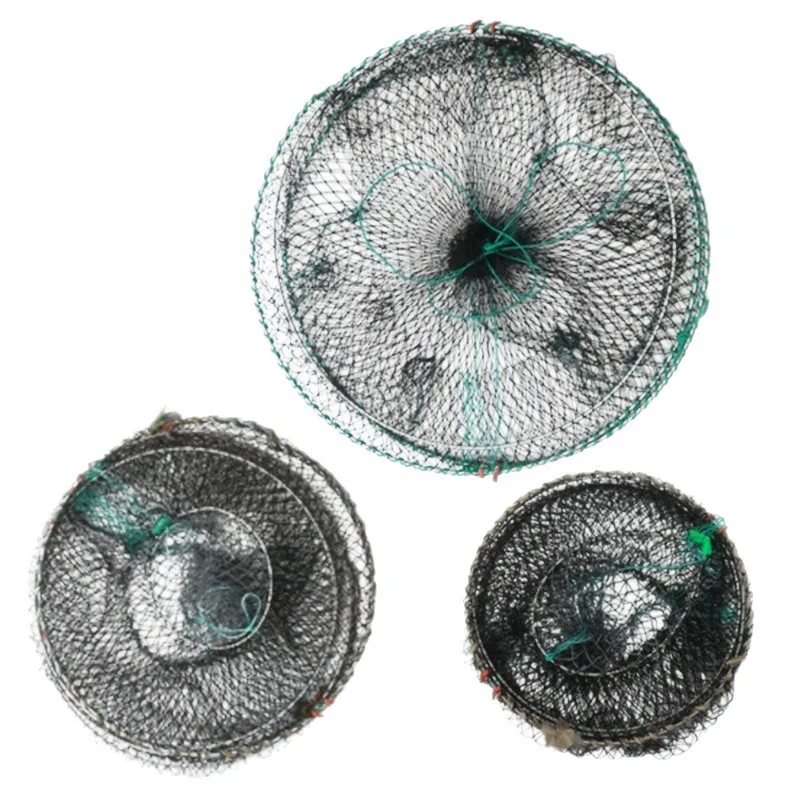 Lobster cage tool crab folding crab cage seaside net spring sea weighted crab