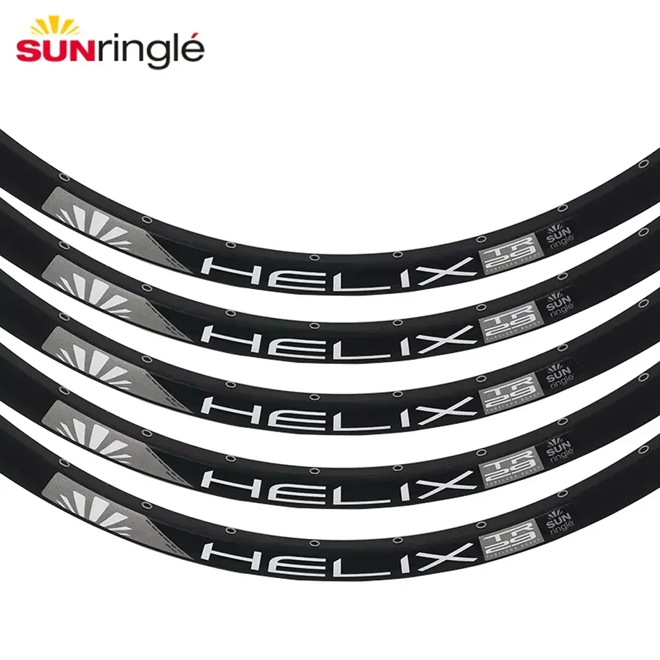 Sunringle HELIX Bicycle rim Aluminum alloy Mountain/road bike TR25 TR27 TR29 vacuum wheel rim 28H 32H wheel rim 29/27.5/26 inch