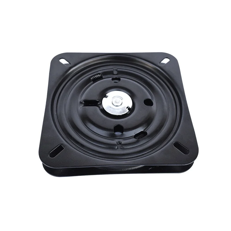 Minimalist Metal Office Chair With 360 Degree Rotating Base Turntable Hardware Furniture Accessory For Living Room Bar