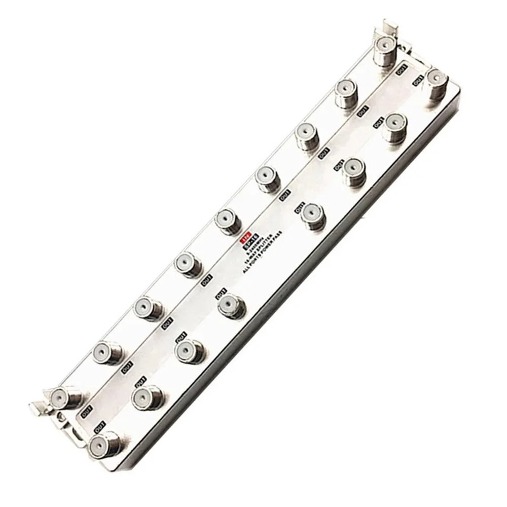 5-2400 MHz 16 Way Out Cable TV Splitter Signal Booster Distribution RF Signal Mixer Satellite TV Splitter Dropshipping Wholesale
