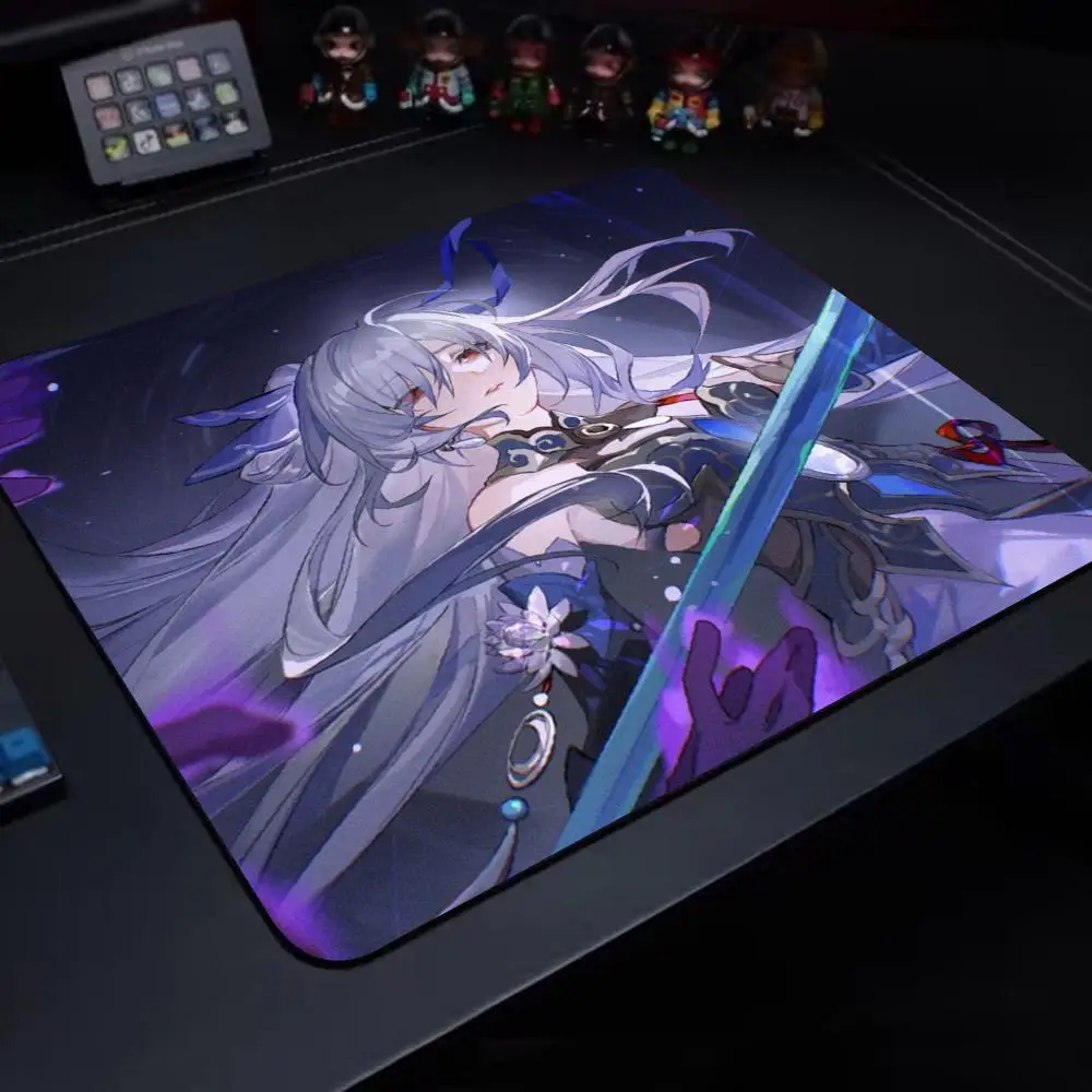 

Hot Game H-Honkai Mouse Pad Gaming Laptops Mousepad Gamer Carpet Keyboard Mat Desk Protector Anime Cartoon Mouse Pads