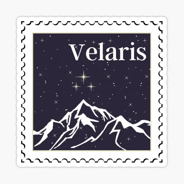 Velaris Post Stamp  10PCS Stickers for Wall Water Bottles Home Funny Laptop Decor  Car Window Art Anime Cute Living Room