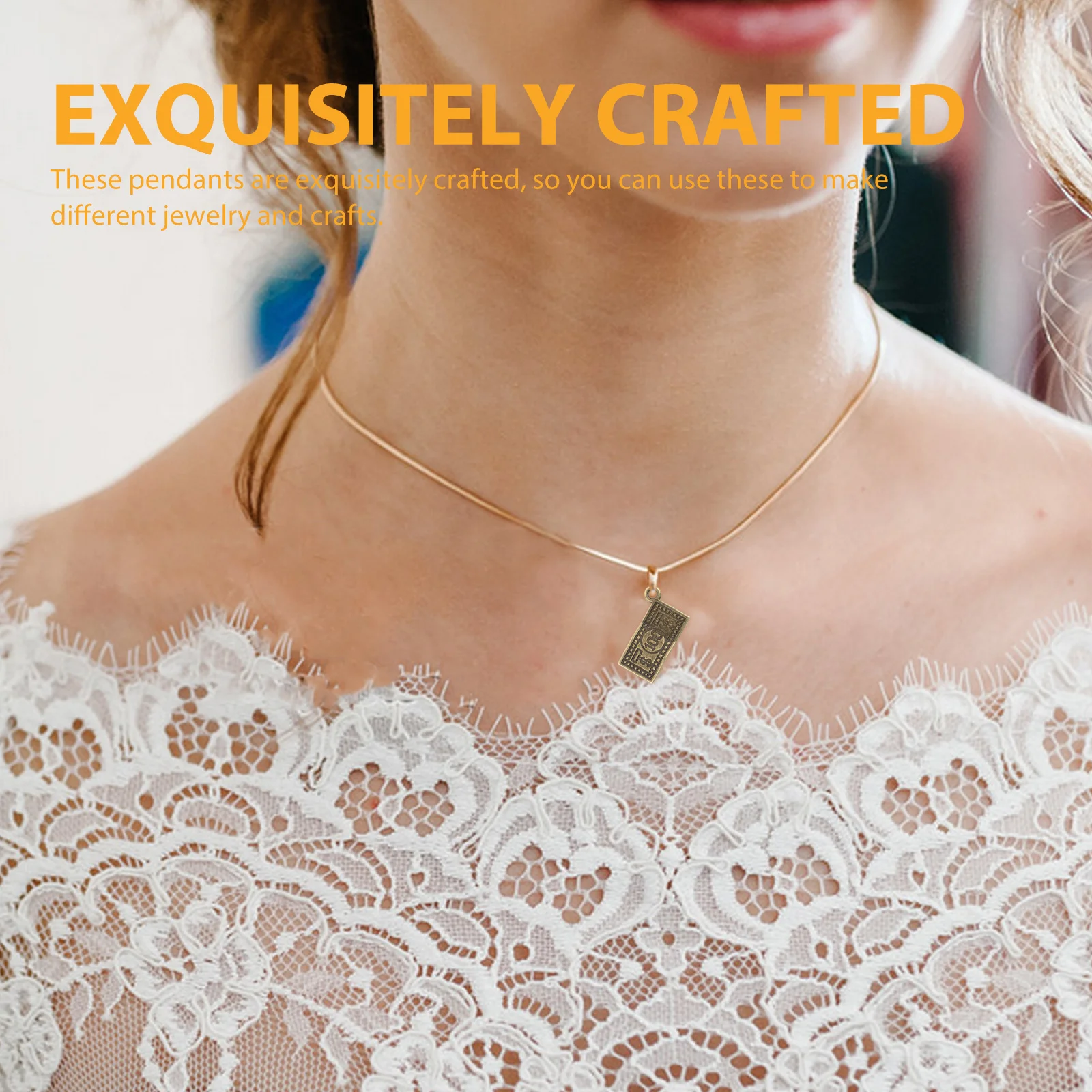 

100Pcs Alloy Charms Vintage Jewelry Pendant DIY Keychain Decoration Money Charms Bag Charm Jewelry Charm