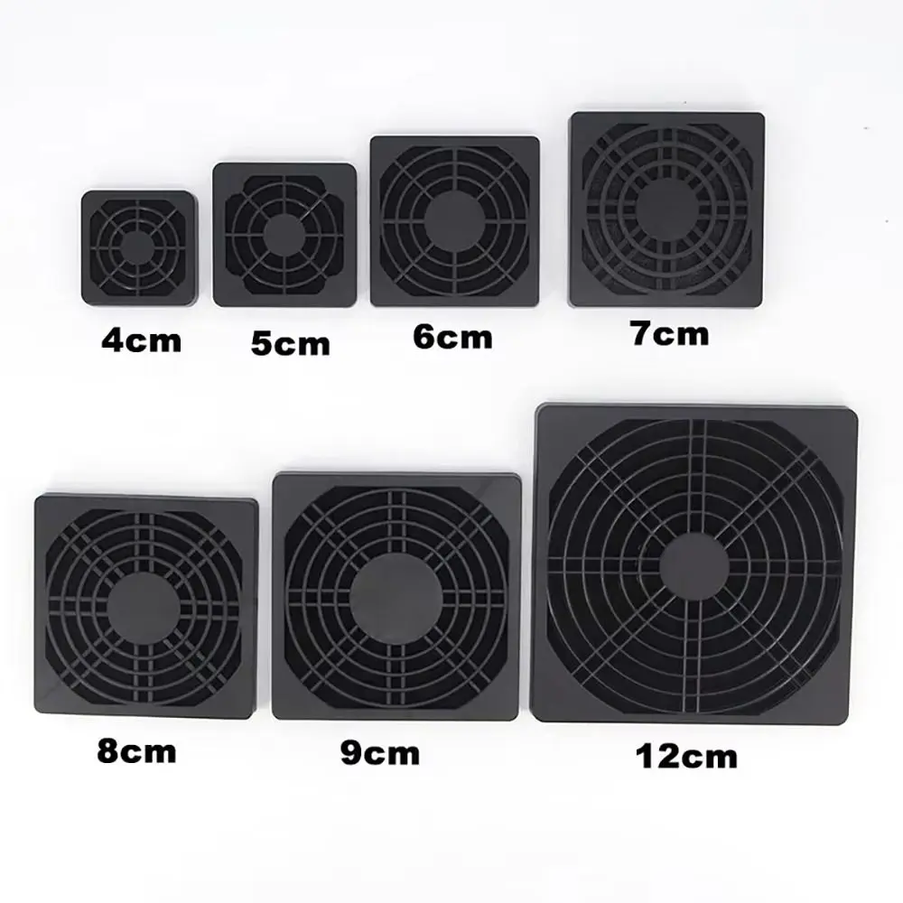 4Pcs Guard Grill Protector PC Computer Fan Filter Cleaning Case ABS Case Fan Dust Filter 3in1 40/50/60/80/90/120mm image 6