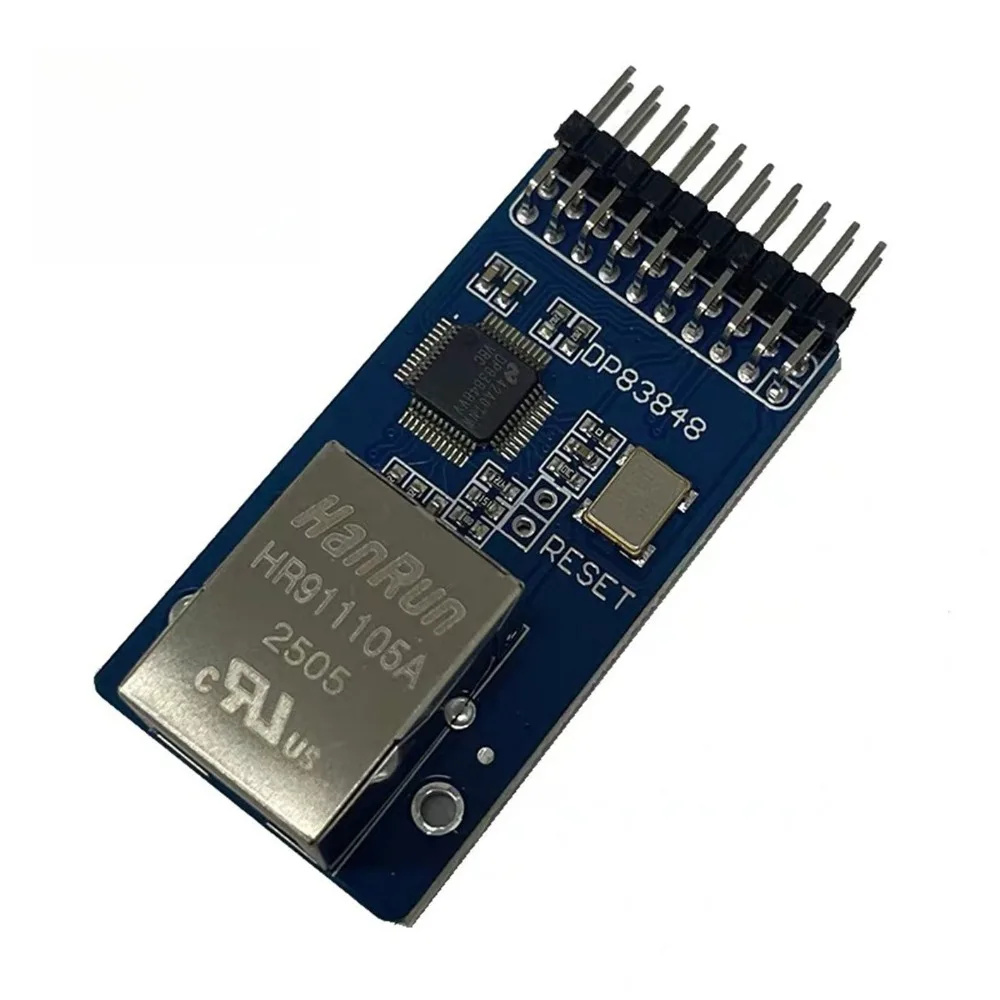 

3.3V Ethernet PHY Module DP83848 Network Transceiver Board Compatible with STM32 ARM MCU For IoT Gateway Device