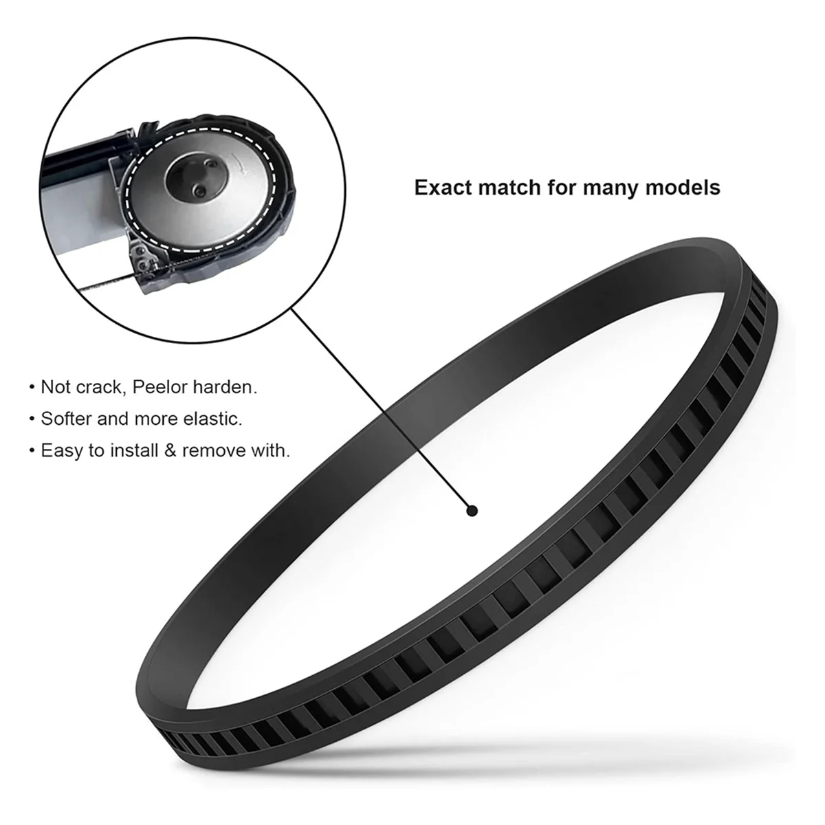 Remplacement des pneus de poulie à lame pour scie à bande Milwaukee, ceinture de scie portative, 45-69-10, 0010, 6230, 6232, 6225, paquet de 4