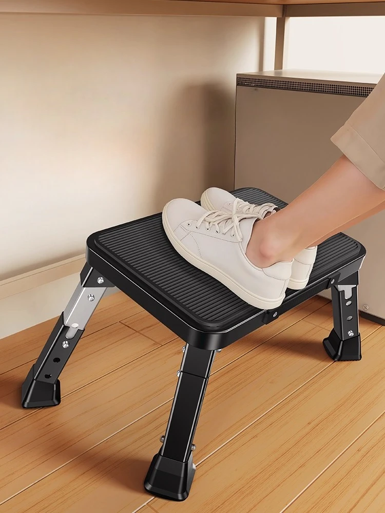 

Многофункциональная одноступенчатая лестница, кухонная поднятая лестница, портативная подставка для ног, домашняя детская высокая складная табуретка