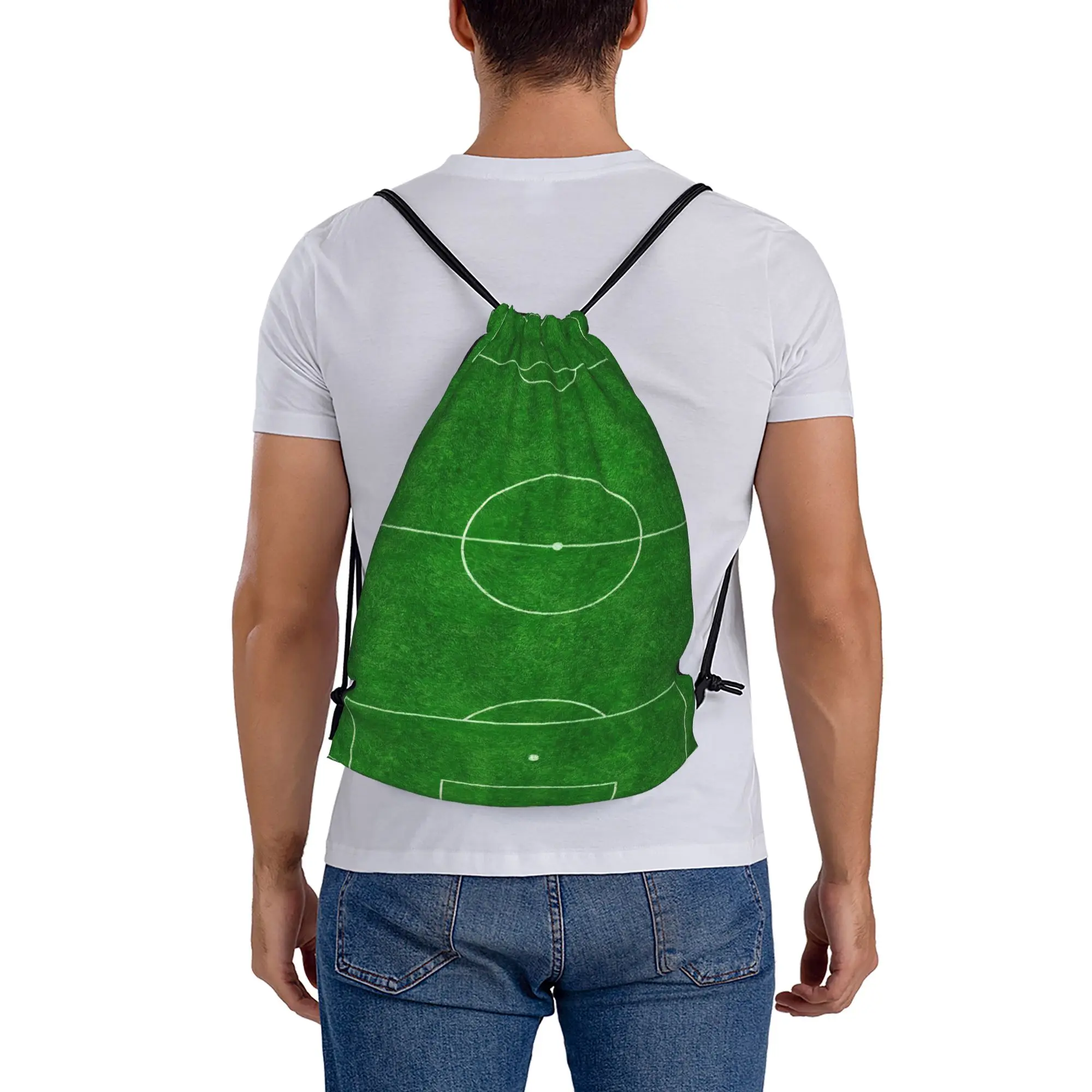 Soccer Football Fan Merch 12  Multi-function Pocket Men Women Storage Backpack Teenager Travel Bag Print Drawstring Bags