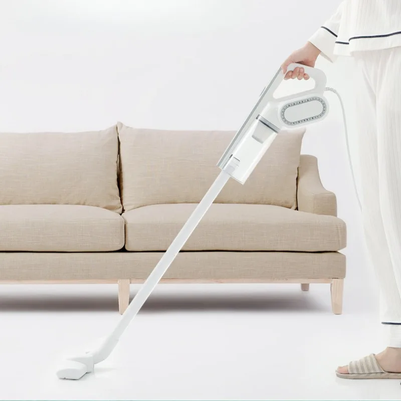 XJ203: Home Small Handheld Vacuum, High-Power Dust Mite Eliminator, Quiet Operation for Allergy Relief and Effective Cleaning