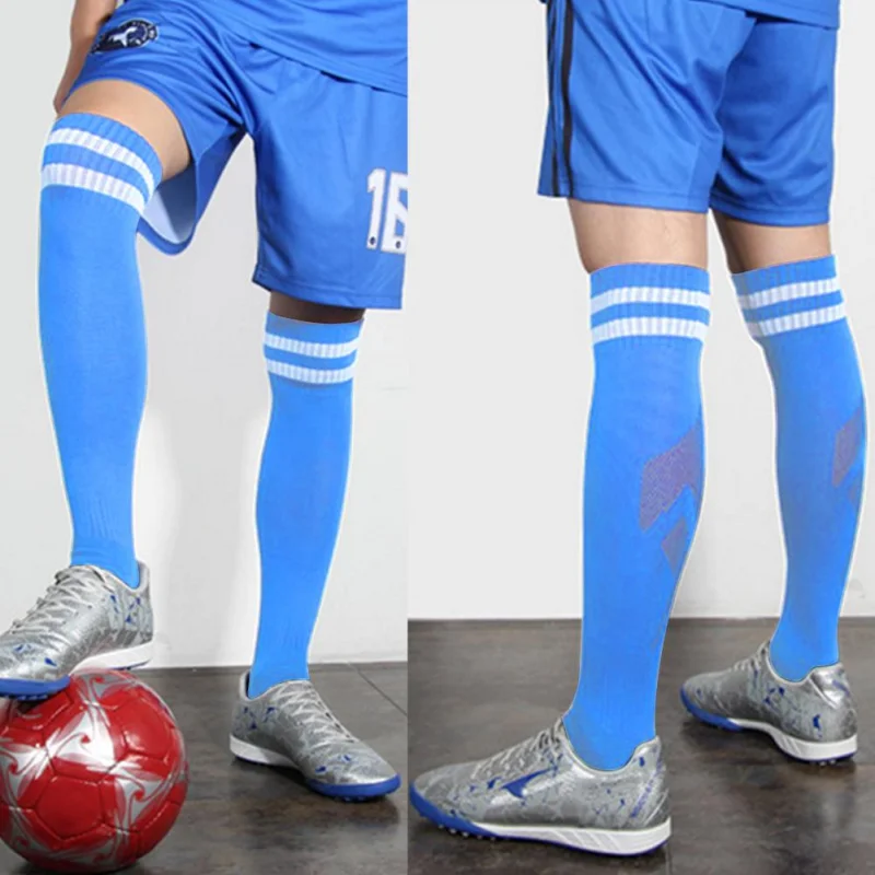 1-5 pairs Adult Child Football Socks Soccer Baseball Stockings Man Women Training Wear-resistant Running Sports Futsal Long Sock
