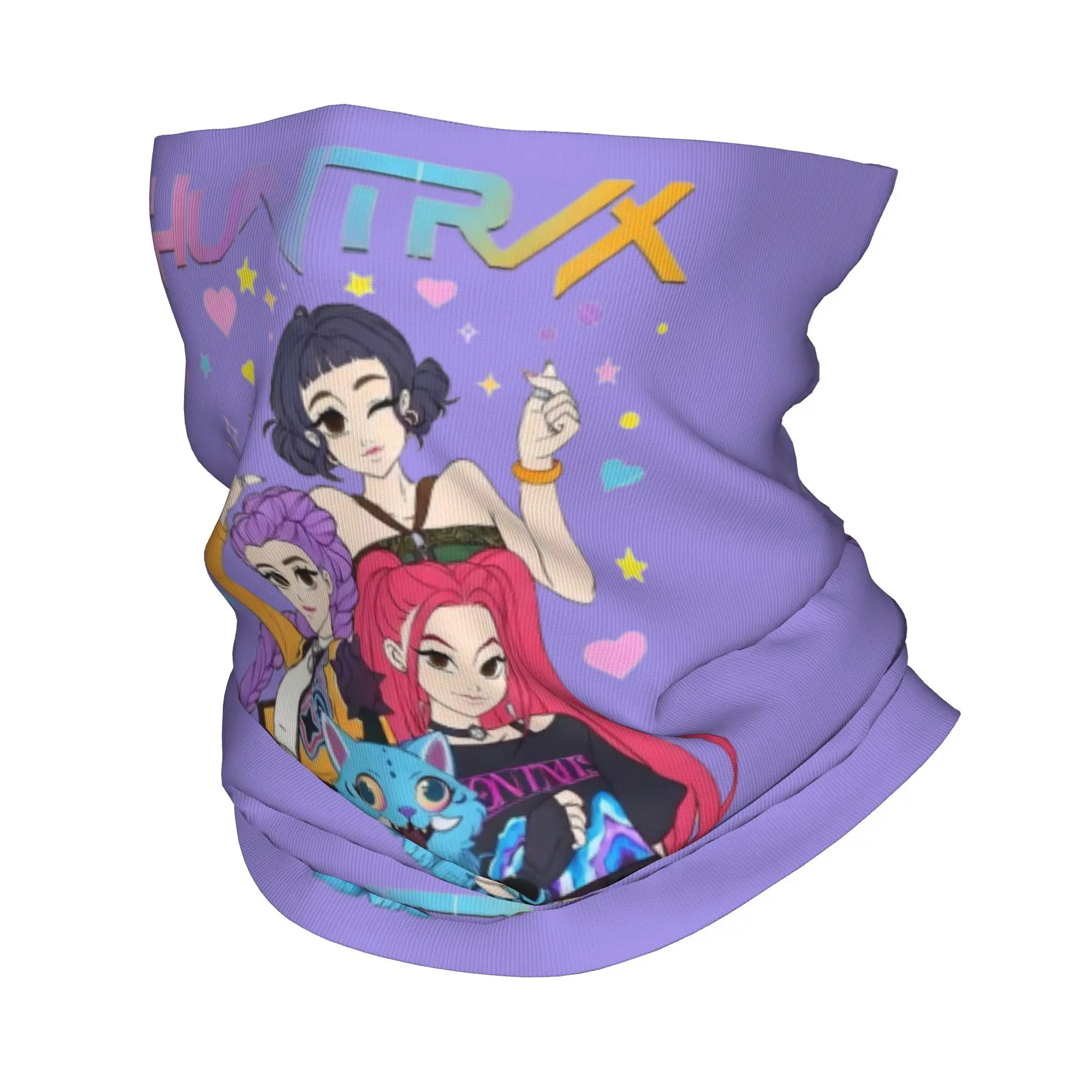 

Бандана на заказ Kpop Demons Hunterses, гетры, ветрозащитный шарф для лица, мужской и женский городской фэнтезийный фильм, повязка на голову, трубка, Балаклава