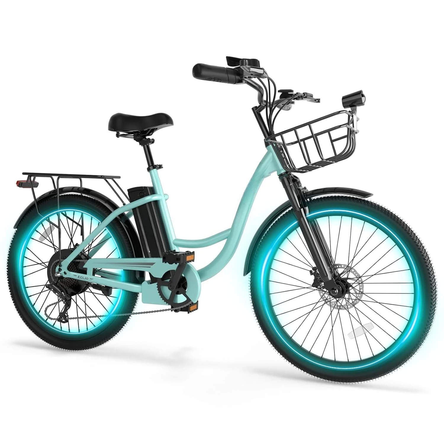 

Электровелосипед городской 24'' с низкой рамой для взрослых, пиковая мощность 700 Вт, скорость 32 км/ч, съемная батарея 374.4 Ач, запас хода 80 км, на заказ