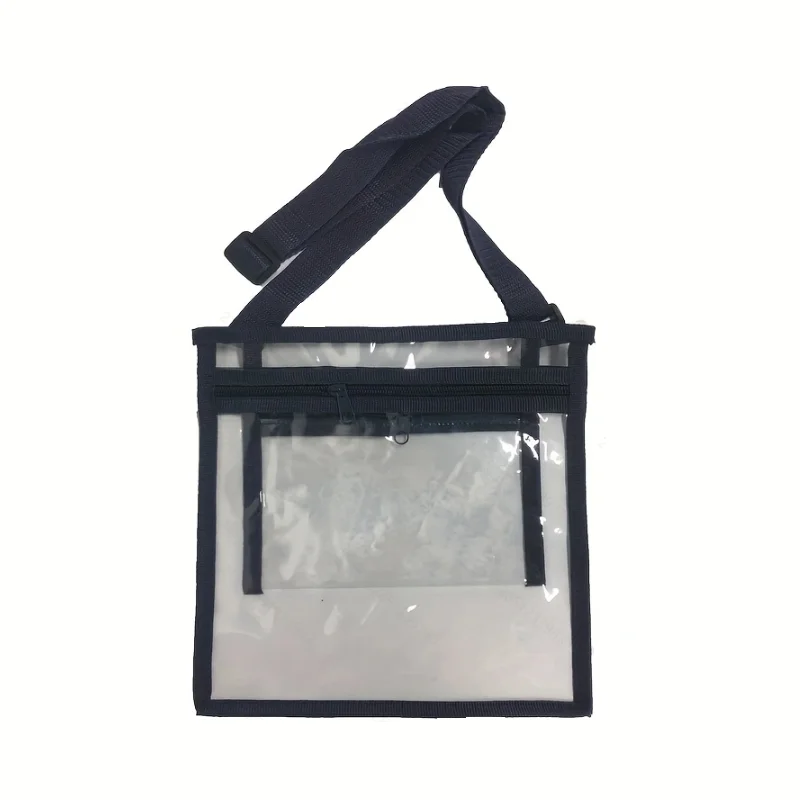 

Ladies Portable PVC Single Shoulder Crossbody Bag Handbag Tote Large Capacity Transparent Handbag