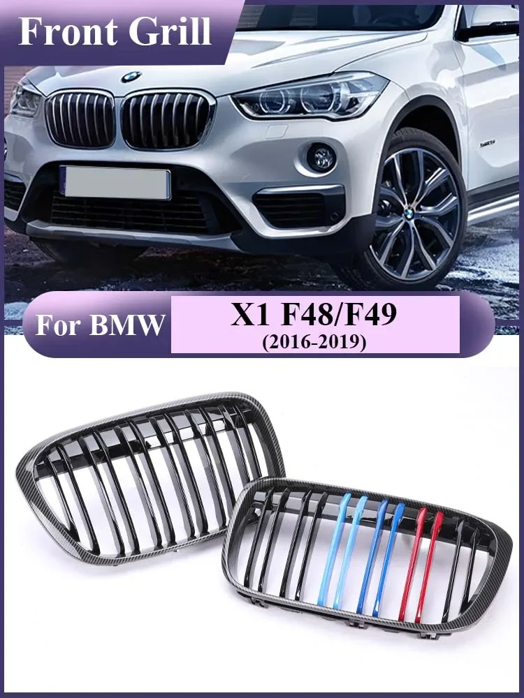 

Carbon M Design Grille OEM Front Bumper Intake Lower Kindey Grill Facelift Styling Car Accessories for BMW X1 F48 F49 2016-2019