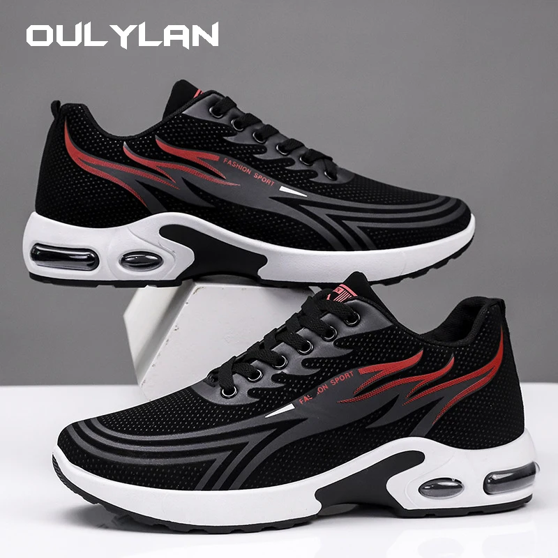 Oulylan Breathable Men Shoes Summer Sneakers Casual Slip On Outdoor Walking Shoes Lightweight Running Shoes for Men