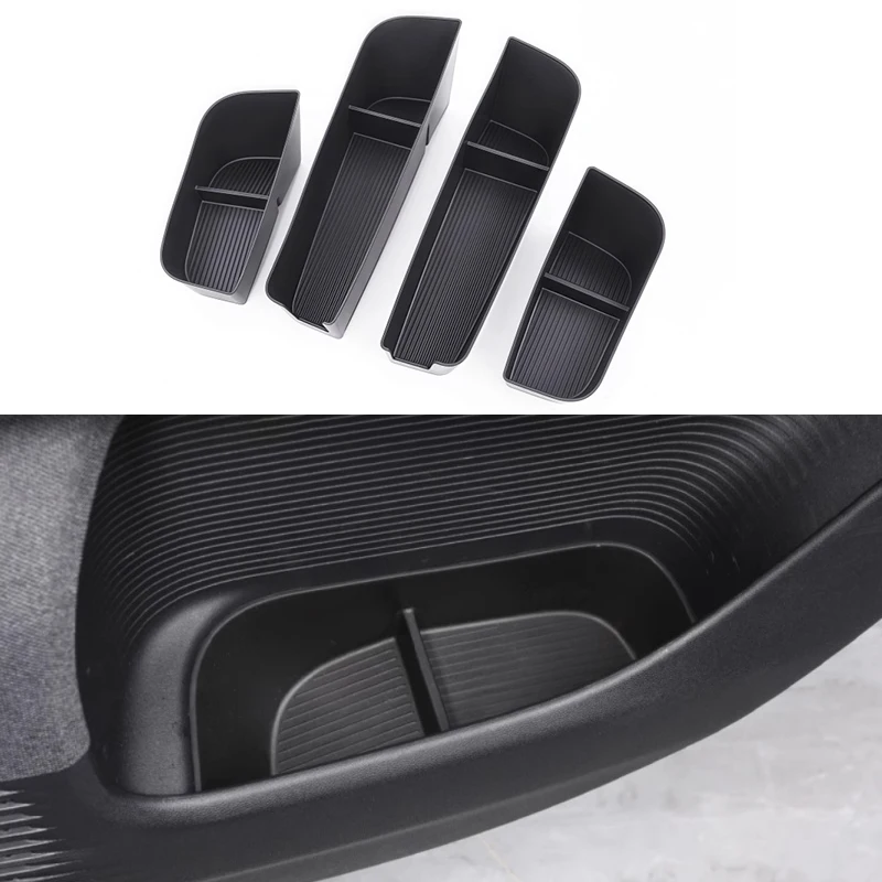 Auto Car Door Storage Box Fit for Xpeng G6 Modification TPE Front and Rear Four Door Storage Box Car Interior Accessories