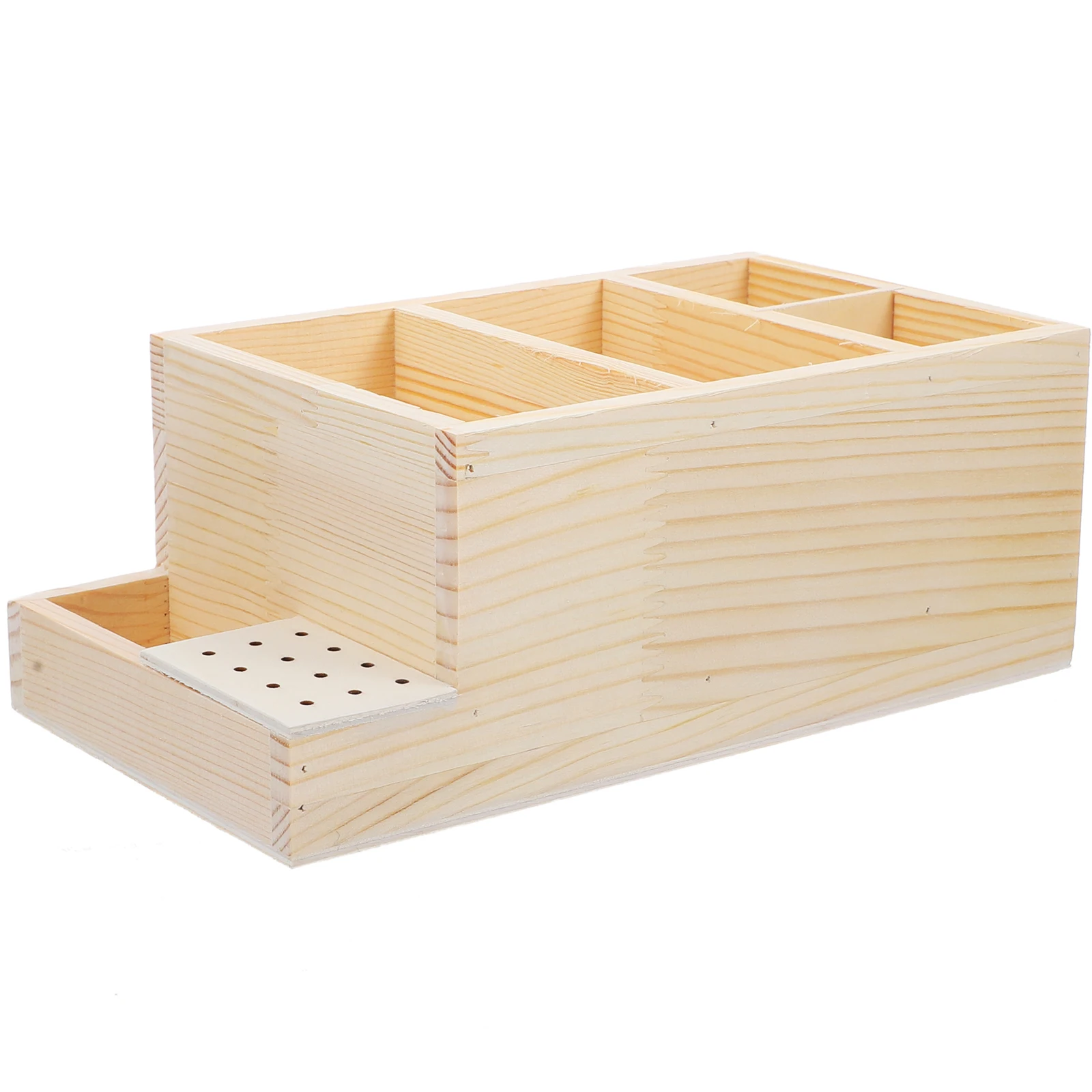 Nail Drill Bits Storage Box Wooden Display Case for Manicure Tools Polisher Grinder Heads Organizers Accessories Nail Art