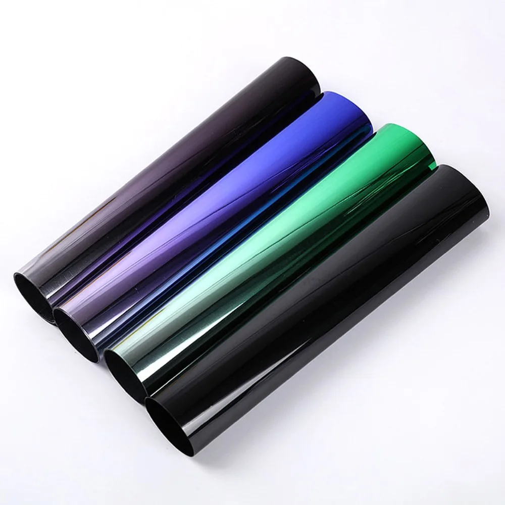 20X150cm Car Sun Shade Front Windshield Sunshade Protector Solar Window Tint Film Heat Insulation Color Changing Film Universal