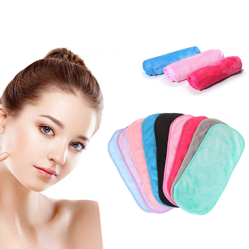 Makeup Remover Pads Reusable Cotton Pads Makeup Eraser Microfiber Facial Towel Face Cleaner Cleaning Wipes Skincare Beauty